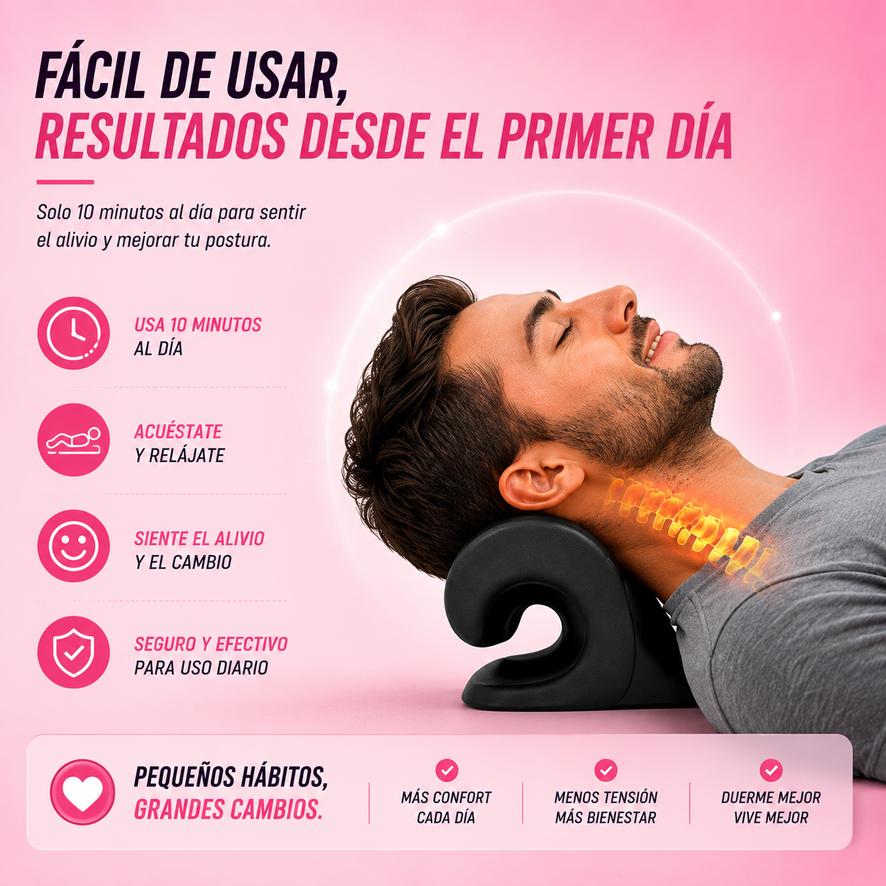 Corrector cervical ergonómico