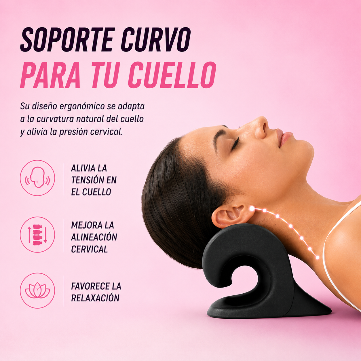 Corrector cervical ergonómico