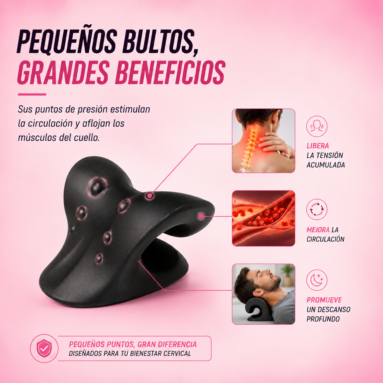Corrector cervical ergonómico